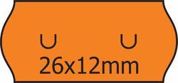 Cenová Etiketa oranžová 26x12