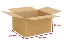 Kartonová krabice 200x120x60mm - bílé (25ks)
