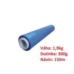 Ruční stretch folie šíře 500 mm, síla 23 my, 1,9 kg - Modrá