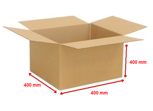 Kartonová krabice 400x400x400mm (25ks)