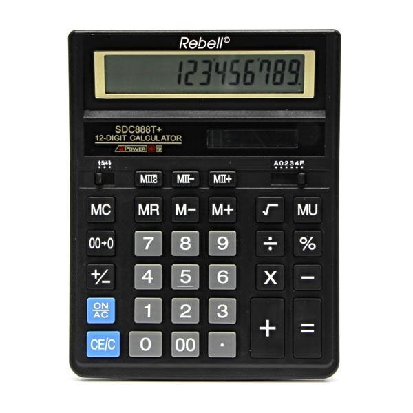 Kalkulačka Rebell SDC888T, černá
